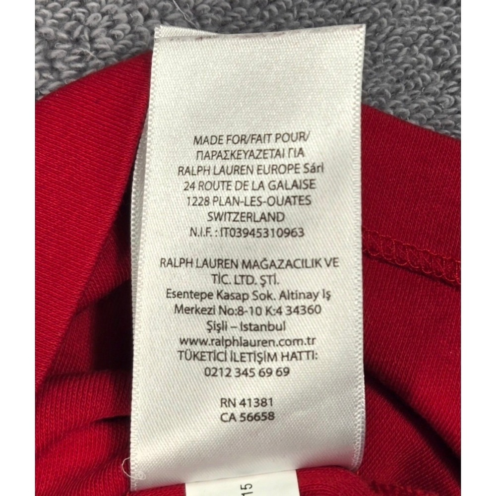 Polo Ralph Lauren Polo Shirt Mens XL Red Excellent Classic Fit Short Sleeve Logo - Picture 10 of 13